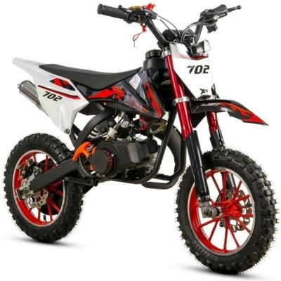 Minicross XTR 702 49cc 2t E-start Černo-červená