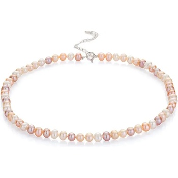 Image 1 of Swan Колие със сладководни розови 6.5-7mm в три цвята R0436NM Swan