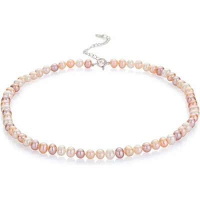 Swan Колие със сладководни розови 6.5-7mm в три цвята R0436NM Swan