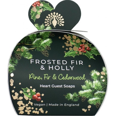 English Soap Company Frosted Fir & Holly Sada tuhých mýdel 3 x 20 g