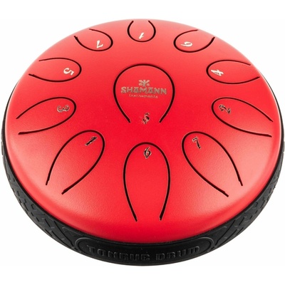 Shamann 6" 11 Notes D5 Major Dark Red Tongue Drum