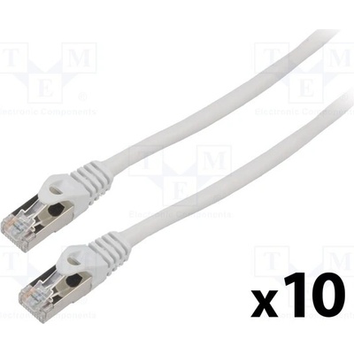 Lanberg PCF6-20CC-0200-S Patch F/UTP Cat 6 RJ45 vidlice z obou stran lanko CCA