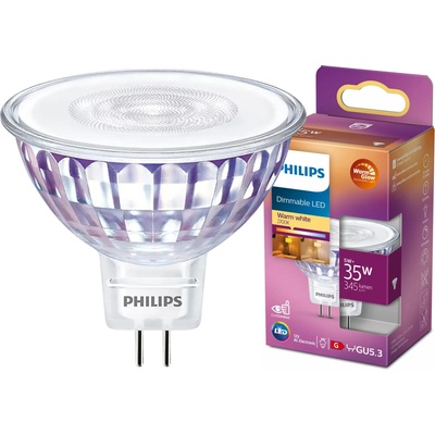 Philips Halogenová LED žárovka GU5.3 MR16 5W = 35W 400 lm 2700 teplá bílá Stmívatelné