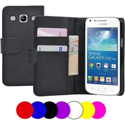 Samsung Galaxy Core Plus G3500 Wallet Калъф + Протектор и Стилус