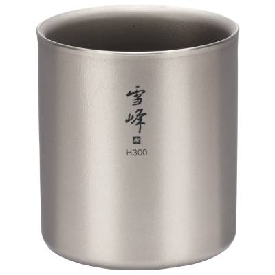 Чаша Snow peak Ti-Double H300 Stacking Mug - Titanium - размер 300 ml (532-2743-0111)