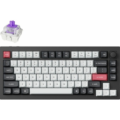 Keychron Q1 HE Swappable RGB Backlight Nebula Switch Knob Version Q1H-M1