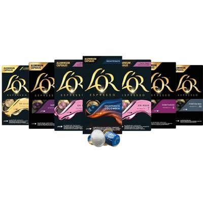 L'OR Exclusive MixPack 70 kapsúl kompatibilné s Nespresso Original