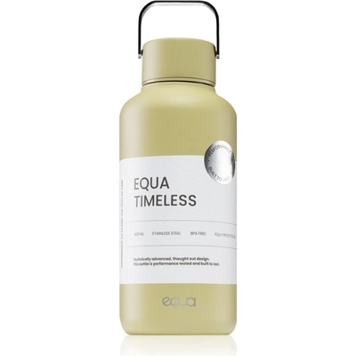 Equa Timeless nerezová láhev na vodu malá barva Matcha 600 ml