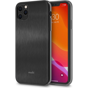 Moshi iGlaze SnapToª Case - хибриден удароустойчив кейс за iPhone 11 Pro Max (черен)