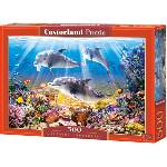 Castorland Пъзел Castorland от 500 части - Делфини под водата (B-52547)