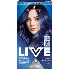 Schwarzkopf Live Urban Metallics barva na vlasy U67 Blue Mercury