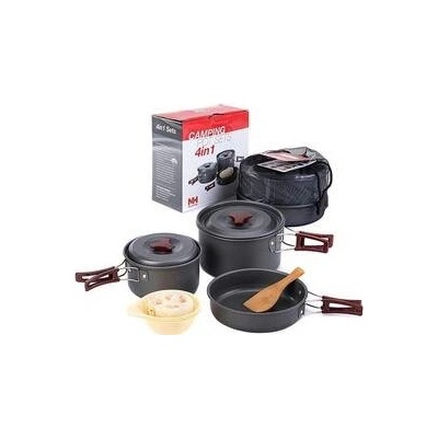 Naturehike kempingové nádobí set hliníkového nádobí pro 2-3 osoby 680g