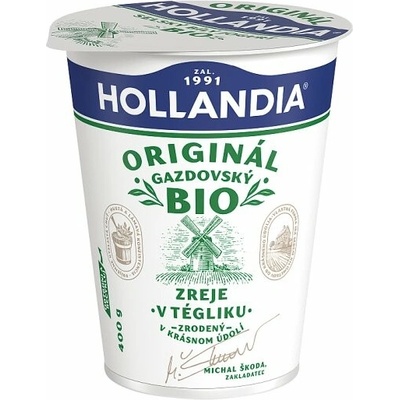 Hollandia Bio jogurt gazdovský biely 400 g