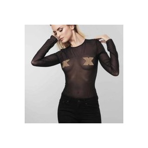 Bijoux indiscrets Блестящи самозалепващи се стикери за зърна Bijoux Indiscrets Flash Cross, златни (P25948)