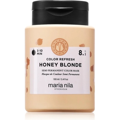 Maria Nila Colour Refresh Възстановяваща цветна маска цвят Honey Blonde 8.3 100ml