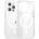 DVICED Magsafe iPhone 15 Pro clear case- White (DV511004)
