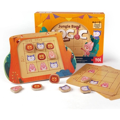 Toi World Логическа игра - Тропически животни (twtpzy196)