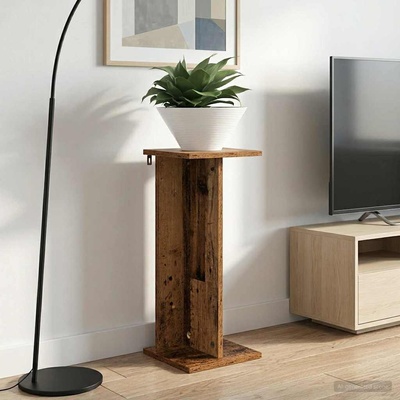 vidaXL Стойка за растения 2 бр. Старо дърво 25 x 25, 5 x 60, 5 см (899671)