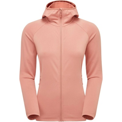 Montane Fleece F Protium Hoodie ružová hlinená
