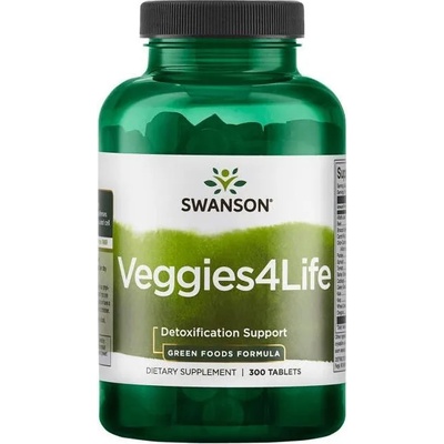 Swanson Veggies4Life, 300 таблетки, Swanson (SWR016)