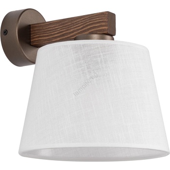 Brilagi - Настенна лампа LATTE 1xE27/15W/230V бор/бяла (BG2491)