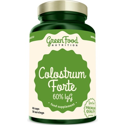 GreenFood Nutrition Colostrum Forte 60% IgG 60 kapslí