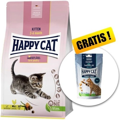 Happy Kitten Land Geflügel Drůbež 1,3 kg