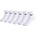 Nike Детски чорапи Nike Swoosh Performance Quarter Sock 6 Pack Childrens - White