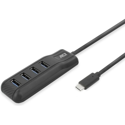 ACT ac6420 4-портов usb3.2 hub Черен (ac6420)