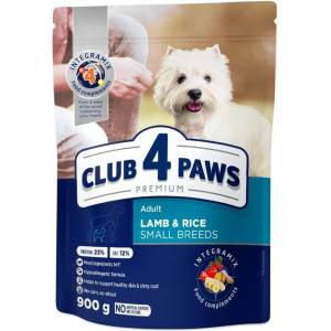 CLUB 4 PAWS Dog Mini Adult Агнешко с Ориз 900g
