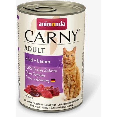 Animonda Carny Adult hovädzie a jahňa 6 x 400 g