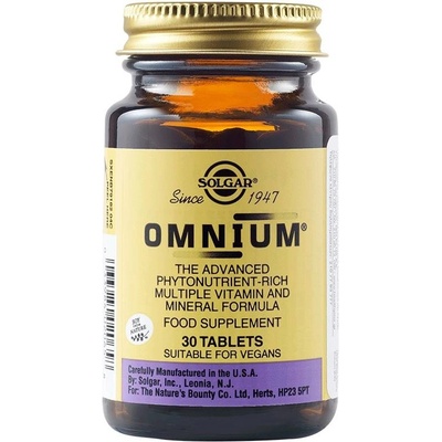 Solgar Omnium, 30 таблетки, Solgar