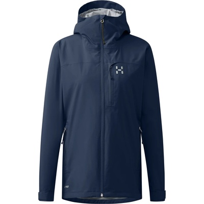 Haglöfs Дамско водоустойчиво яке Haglöfs Women's Ozka Proof Jacket Waterproof jacket - Tarn Blue - размер XL (102-5070-0315)