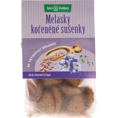 BioNebio Bio Melasky celozrnné sušenky 130 g