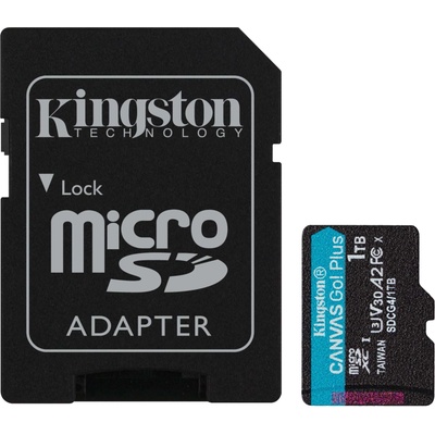 Kingston microSDXC Canvas Go Plus 1TB A2/U3/V30 SDCG4/1TB