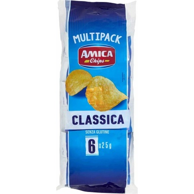 Amica chipsy multi pack 6 x 25 g