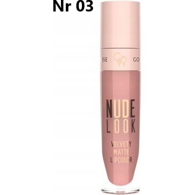 Rúž Golden Rose béžový 03 matný tekutý 5,5 ml