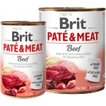 Brit Консерва brit patÉ & meat - beef - консервирана храна за кучета с 27% прясно телешко месо и 23% пуешко месо
