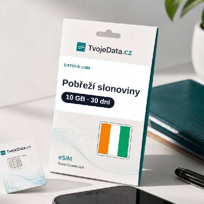 eSIM Pobřeží slonoviny 10 GB / 29 dní - Pobřeží slonoviny CKH461