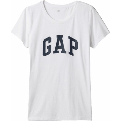 GAP Dámske tričko CLASSIC biela tmavo modrá