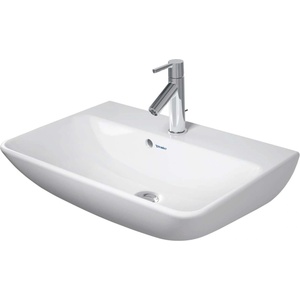 Duravit ME by Starck - Мивка 60x40 см, с преливник, отвор за смесител, матово бяла 234360AC00 (234360AC00)