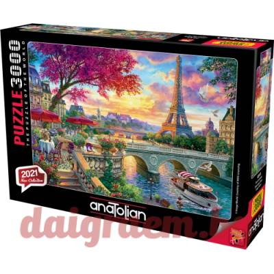 Anatolian Пъзел anatolian 4919 - 3000 части - Разцъфтяващ Париж (p4919)