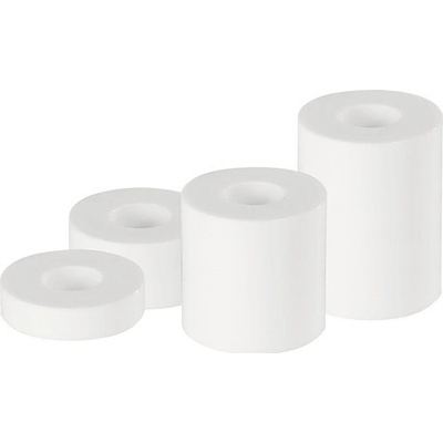 Dištančná podložka 5, 10, 20, 30 mm biela 20 ks
