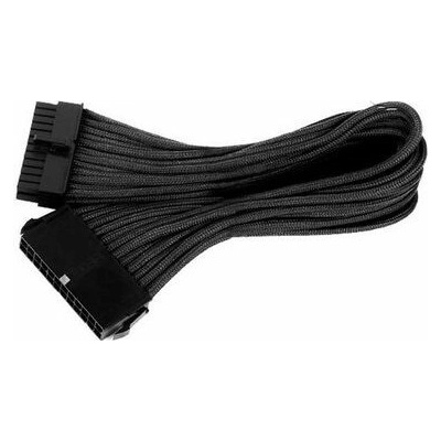 SilverStone 24-pin ATX kábel 30cm čierna / predlžovací / individuálne opletené káble SST-PP07-MBB