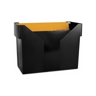 Box na závesné zakladacie dosky, plastový, s 5 záv.zakl. doskami, DONAU, čierny