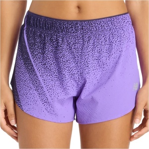 New Balance Дамски шорти за бягане New Balance Women's RC Ultra Light Printed Short 3'' Running shorts - Electric Purple (112-4400-0114)
