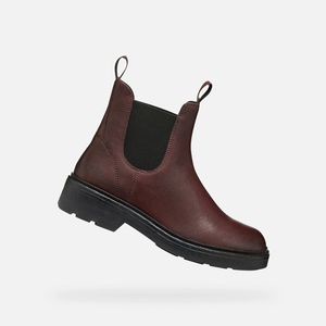 Geox Бордо дамски боти Geox Swelen Geox | Cherven | ЖЕНИ | 38