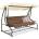 Garden Point Метална градинска люлка Roma Garden Point кафява (GAP374)