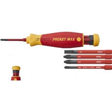 Wiha 45296 Skrutkovač so zásobníkom nástavcov PocketMax Electric / 4 nástavce (45296)