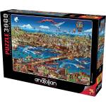 Anatolian Пъзел Anatolian от 3000 части - Истанбул 1895 (P4921)